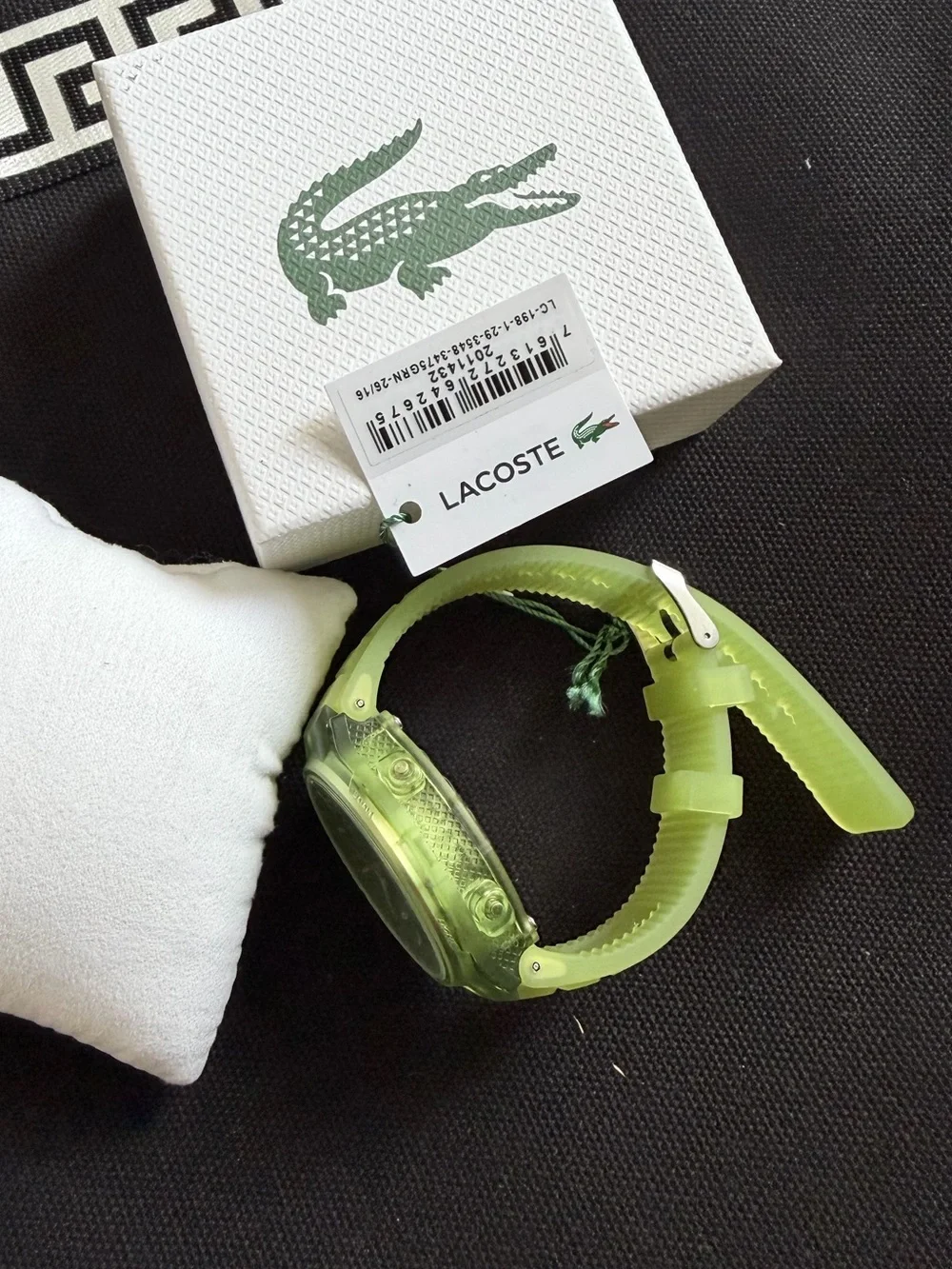 Brand new with tags Lacoste LC33 Unisex Analog & Digital Watch in Lime color